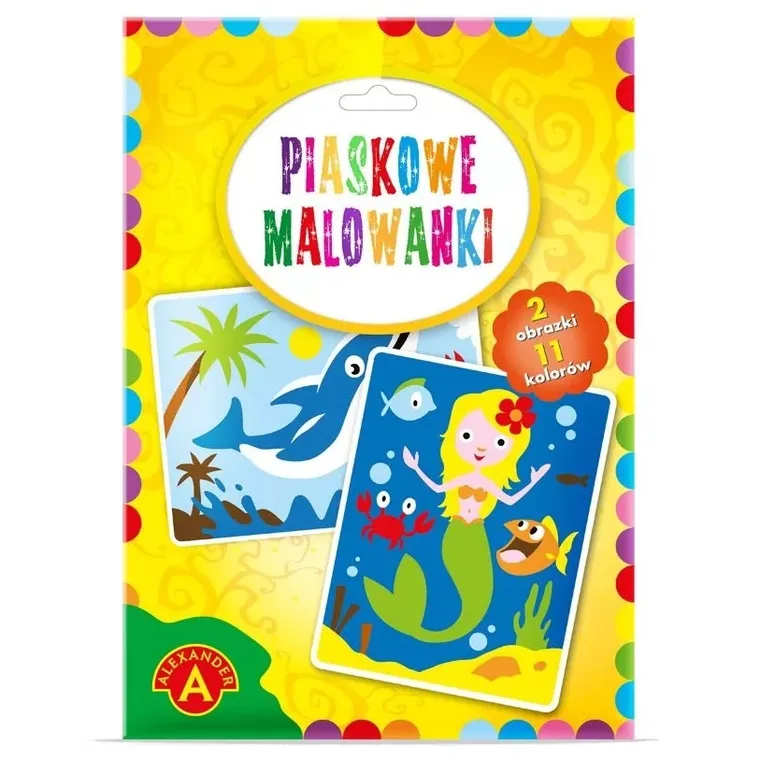 Alexander, Piaskowe malowanki, Syrenka, Delfin