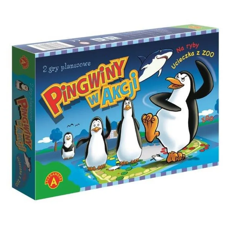 Alexander, Pingwiny z Madagaskaru, Pingwiny w akcji, gra planszowa
