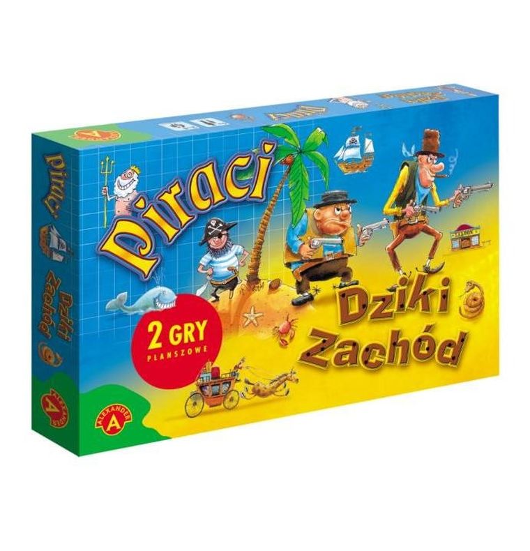Alexander, Piraci, Dziki zachód, gra planszowa 2w1