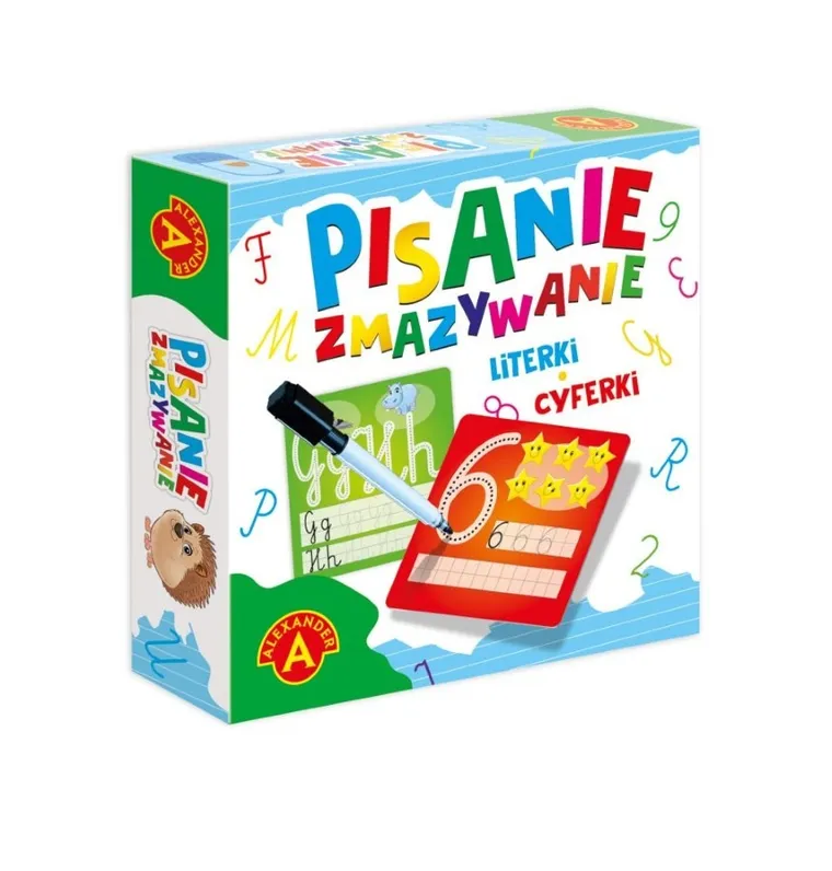 Alexander, Pisanie Zmazywanie, literki- cyferki, gra edukacyjna