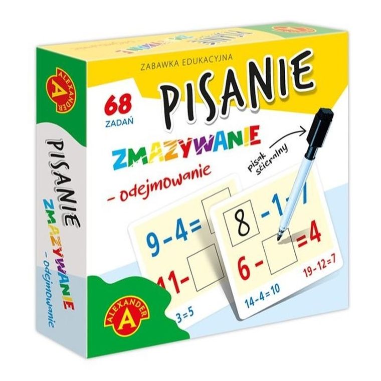 Alexander, Pisanie, zmazywanie, Odejmowanie, zestaw edukacyjny