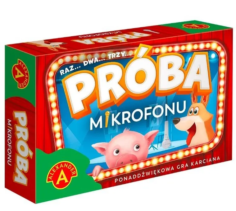 Alexander, Próba Mikrofonu, gra familijna