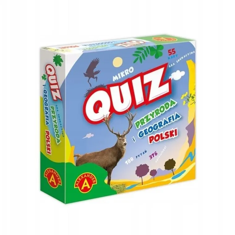 Alexander, Quiz, Przyroda i geografia polski, kieszonkowa gra edukacyjna