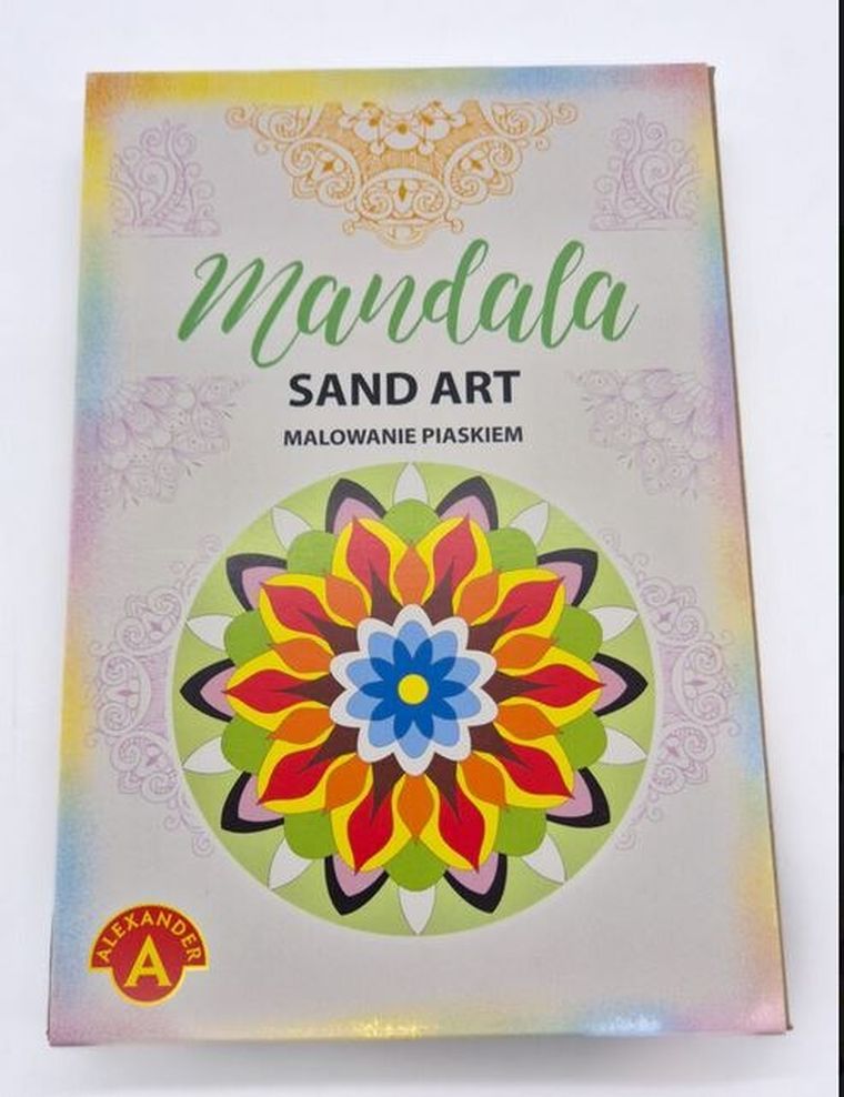Alexander, Sand Art, Mandala, malowanie piaskiem