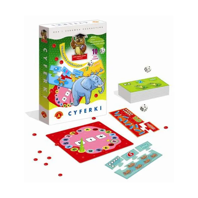 Alexander, Sowa Mądra Głowa, Cyferki, układanka edukacyjna