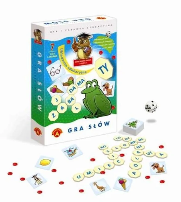 Alexander, Sowa Mądra Głowa, Gra słów, układanka edukacyjna