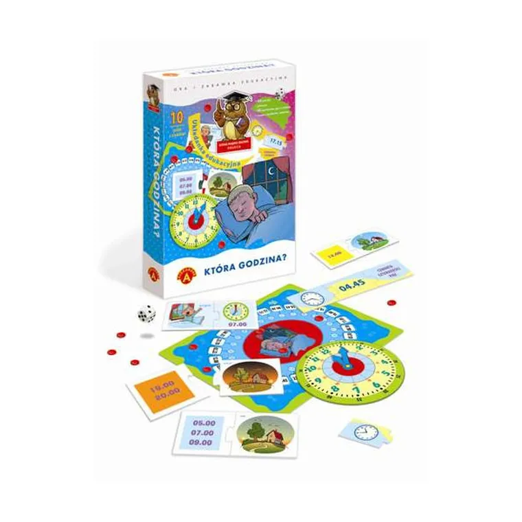 Alexander, Sowa Mądra Głowa, Która godzina, układanka edukacyjna