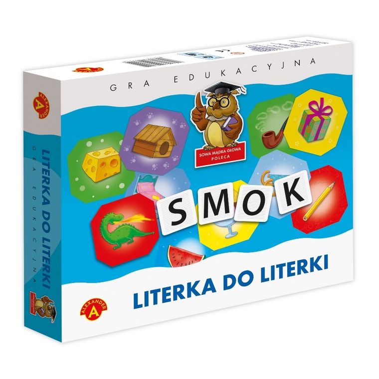 Alexander, Sowa Mądra Głowa, Literka do literki, gra edukacyjna