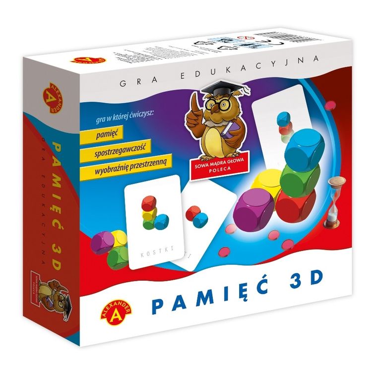 Alexander, Sowa Mądra Głowa, Pamięć 3D, gra logiczna