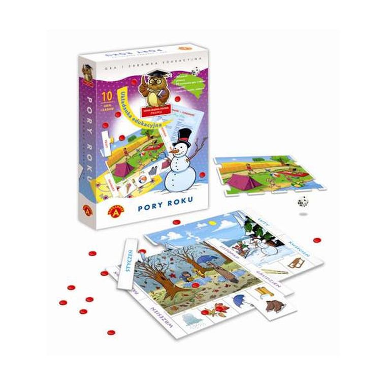 Alexander, Sowa Mądra Głowa, Pory roku, układanka edukacyjna