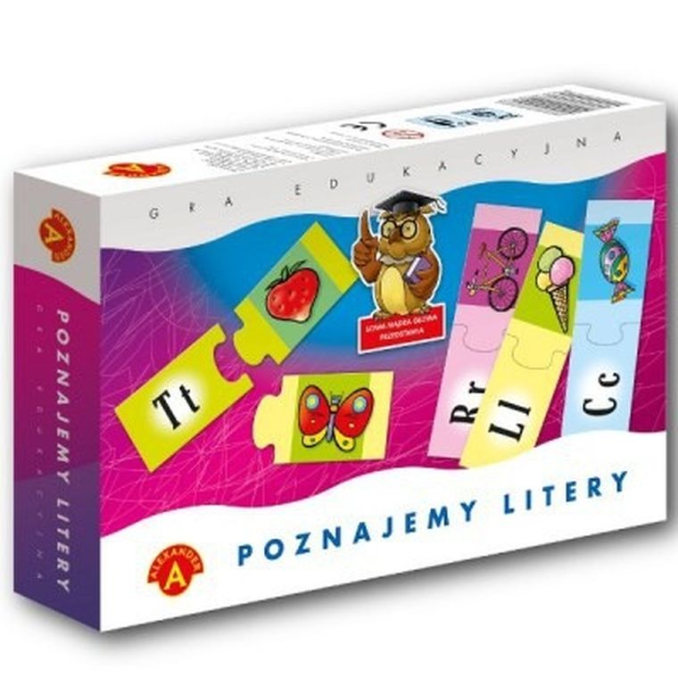 Alexander, Sowa Mądra Głowa, Poznajemy litery, gra edukacyjna