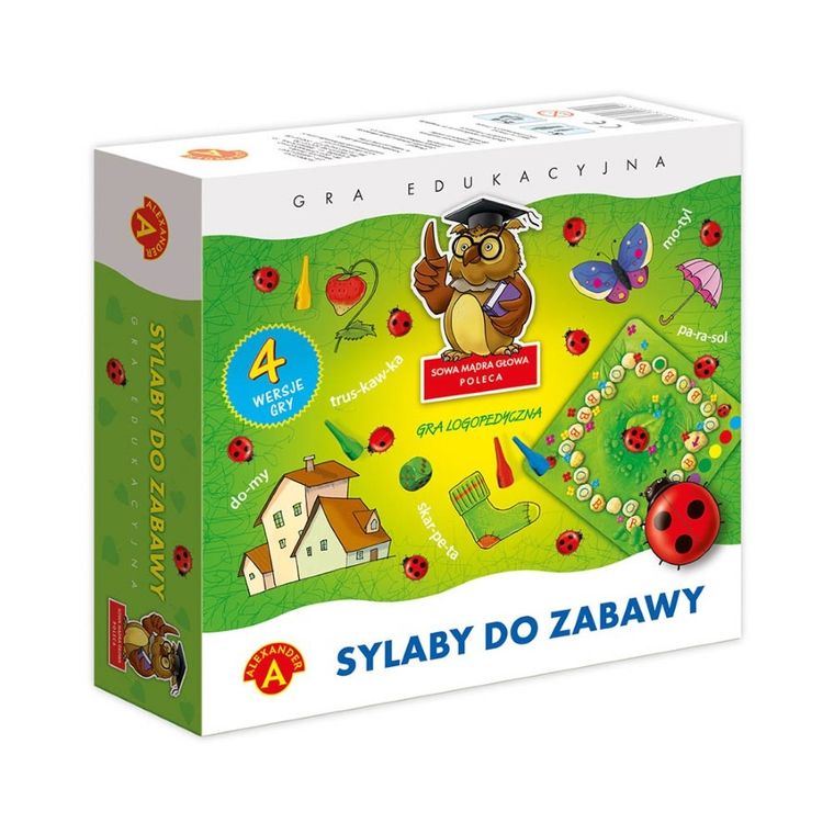 Alexander, Sowa Mądra Głowa, Sylaby do zabawy, gra edukacyjna