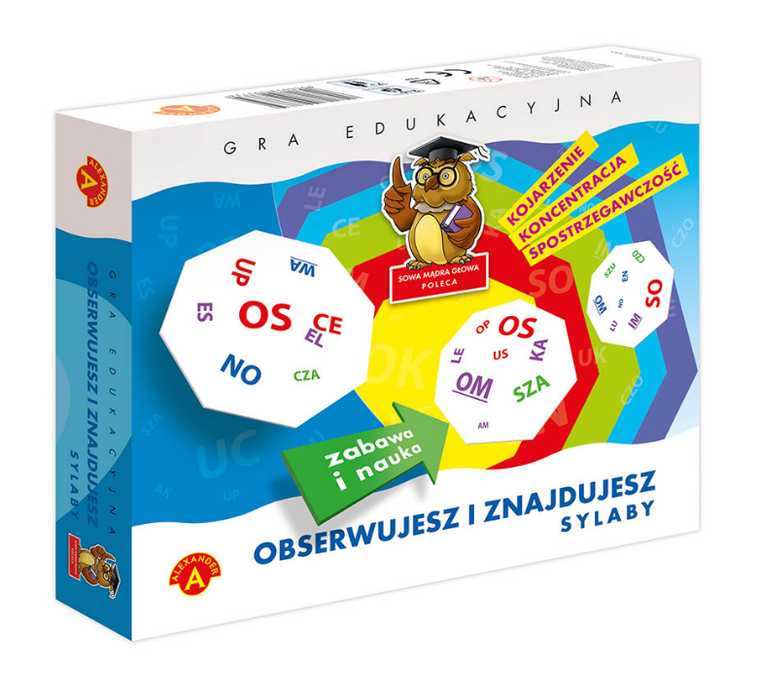 Alexander, Sowa Mądra Głowa, Sylaby, obserwujesz i znajdujesz
