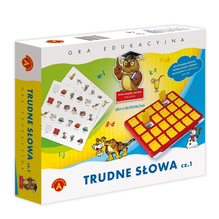 Alexander, Sowa Mądra Głowa, Trudne słowa 1, gra edukacyjna