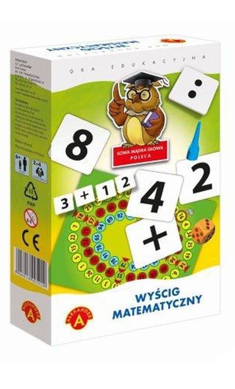 Alexander, Sowa Mądra Głowa, Wyścig matematyczny mini, gra edukacyjna