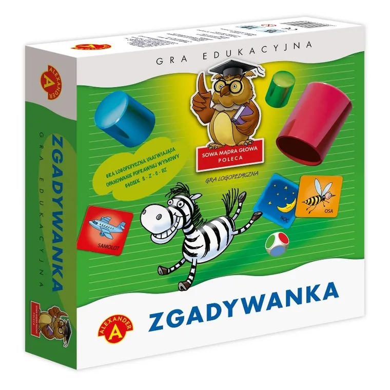 Alexander, Sowa Mądra Głowa, Zgadywanka, gra logiczna