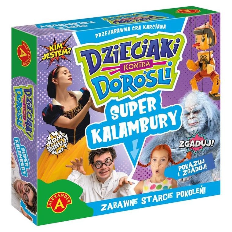 Alexander, Super Kalambury, Pokazuj i zgaduj, familijna gra karciana