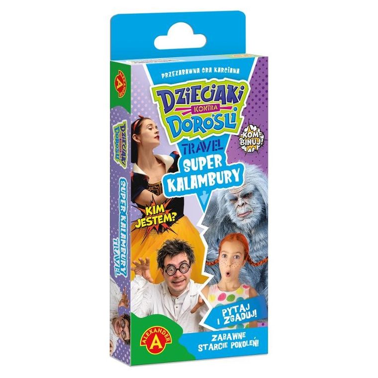 Alexander, Super Kalambury, Travel, Pokazuj i zgaduj, familijna gra karciana