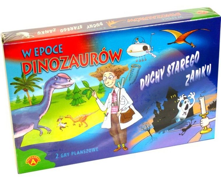 Alexander, W epoce dinozaurów, Duchy starego zamku, gry familijne