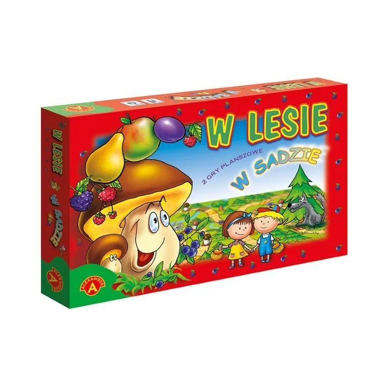 Alexander, W lesie, W sadzie, gra planszowa 2w1