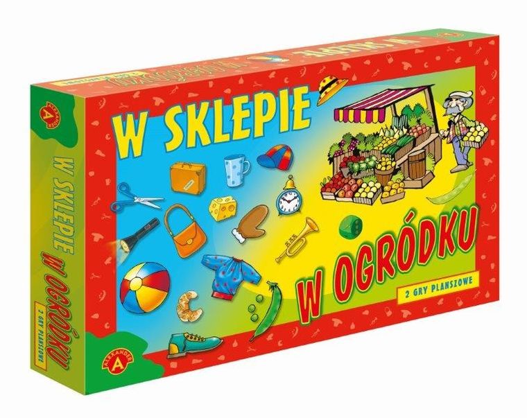 Alexander, W sklepie, W ogródku, gra planszowa 2w1