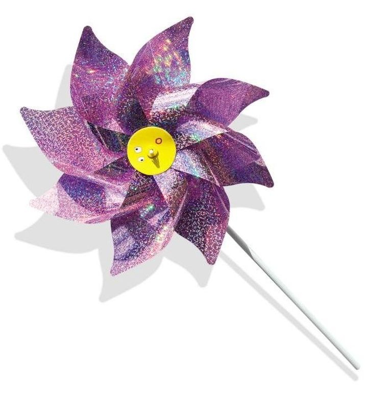 Alexander, wiatraczek plastikowy, holograficzny 240 mm