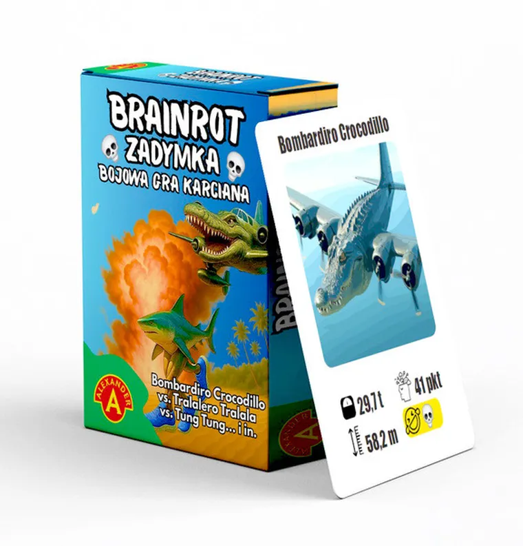 Alexander, Zadymka, Brainrot, gra karciana