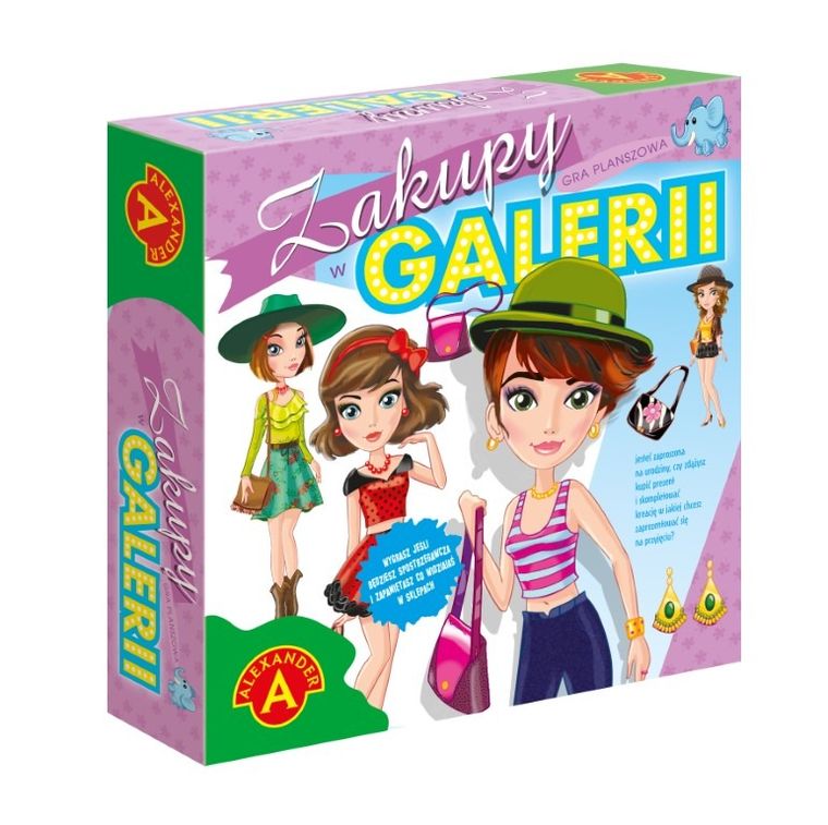 Alexander, zakupy w galerii, gra losowa