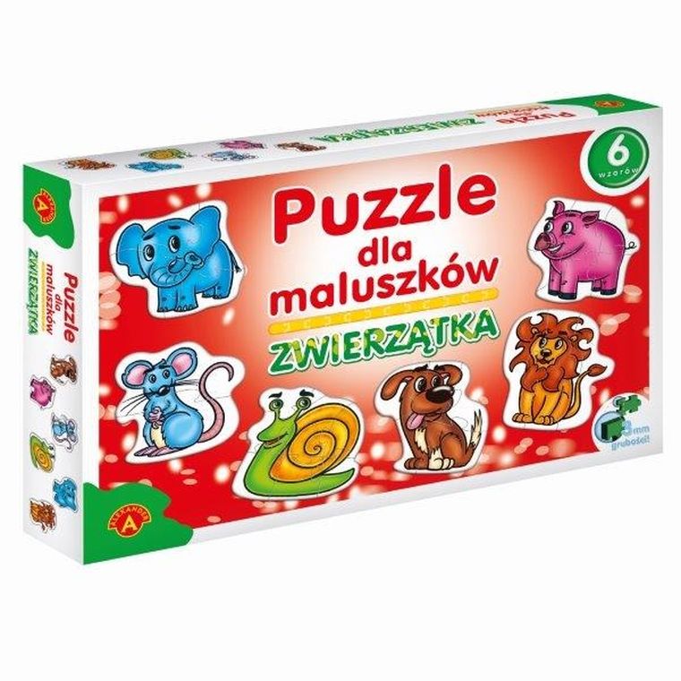 Alexander, Zwierzątka, puzzle dla maluszków, 27 elementów