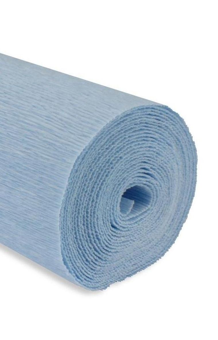 Alfa Pastello, krepina, 180g, jasna niebieska, 50-250 cm, 1 szt.