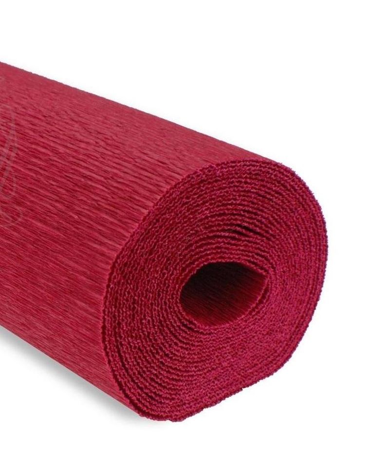 Alfa Pastello, krepina, czerwona ciemna, 180g, 50-250 cm