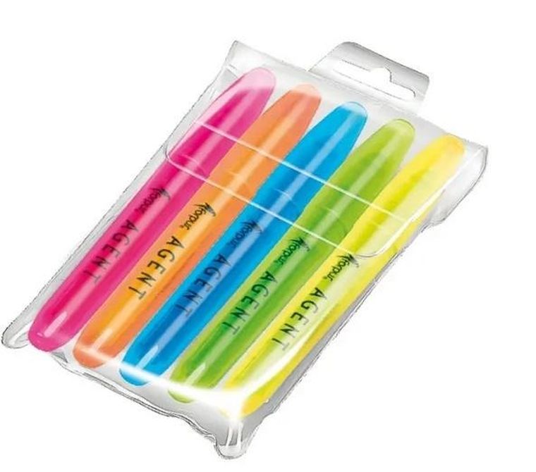 Alfa Pastello, zakreślacze, 5 kolorów