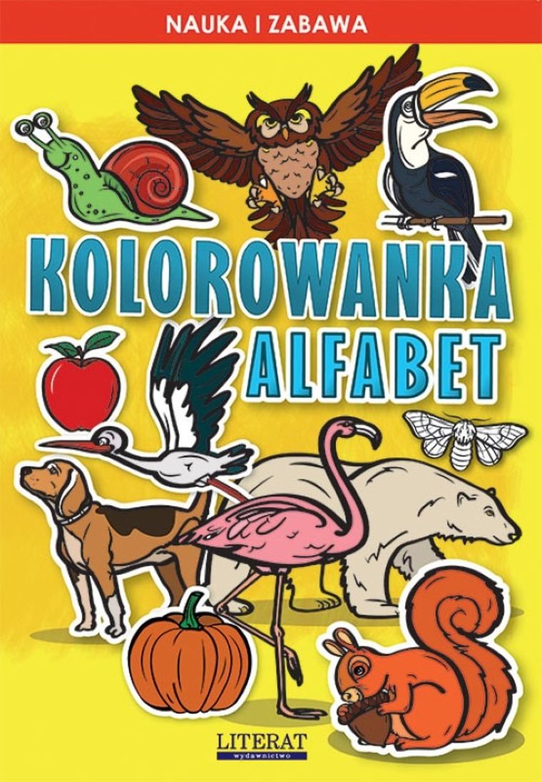 Alfabet. Kolorowanka