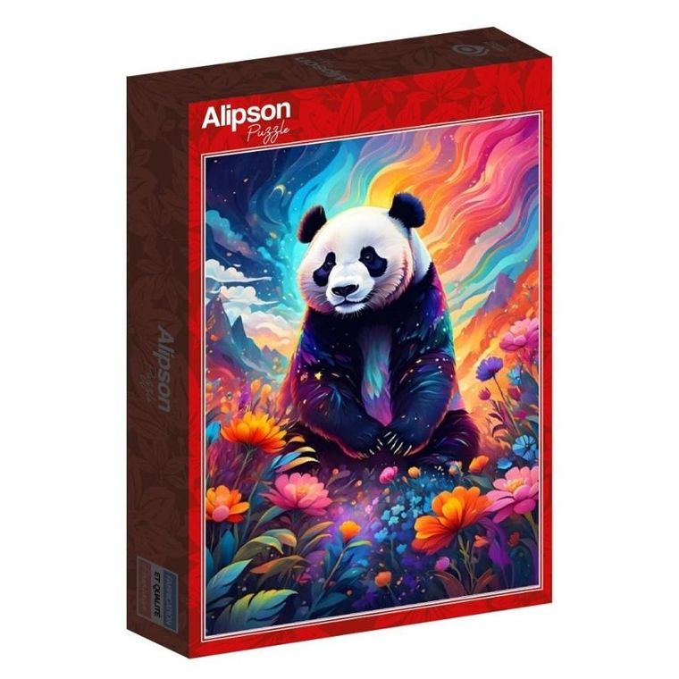 Alipson, Kolorowa Panda, puzzle, 1000 elementów