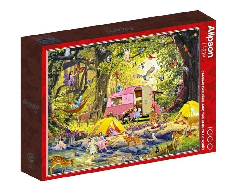 Alipson, Wróżkowy camping z przyjaciółmi, puzzle, 1000 elementów