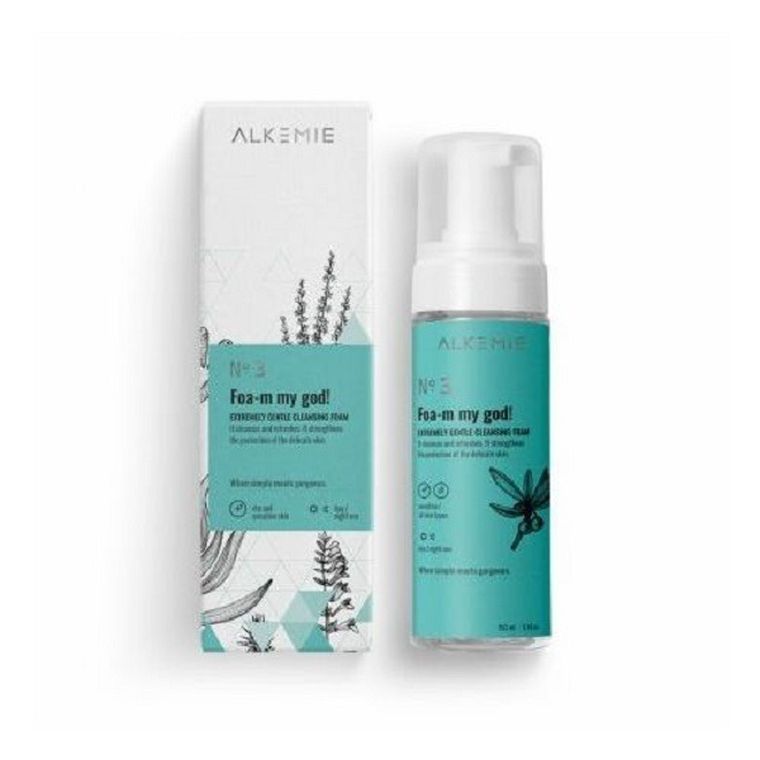 Alkemie, No.3, łagodna pianka do mycia i demakijażu, 150 ml