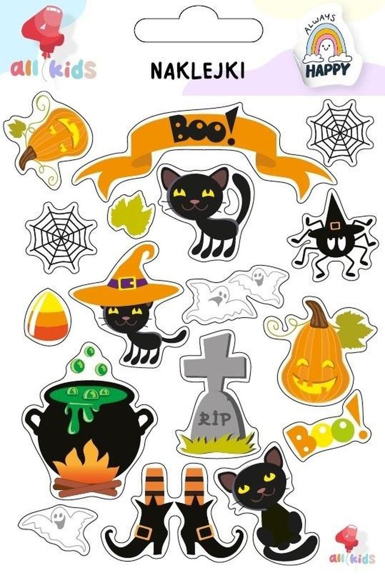 All4Kids, naklejki dla dzieci, Halloween 3