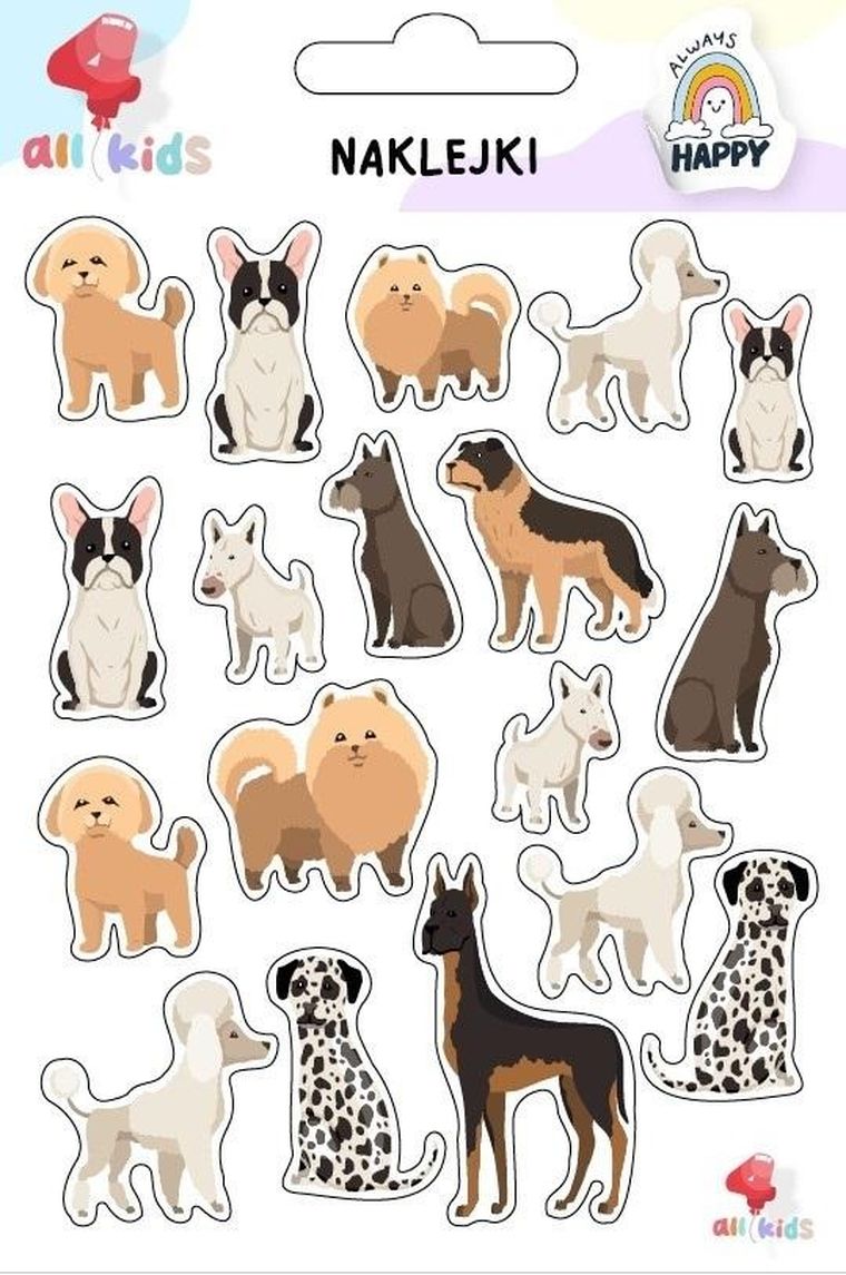 All4Kids, naklejki dla dzieci, Psy
