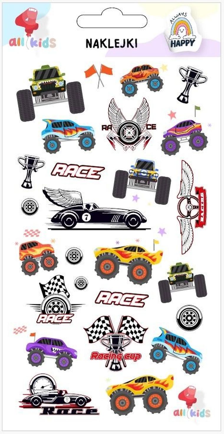 All4Kids, naklejki, truck