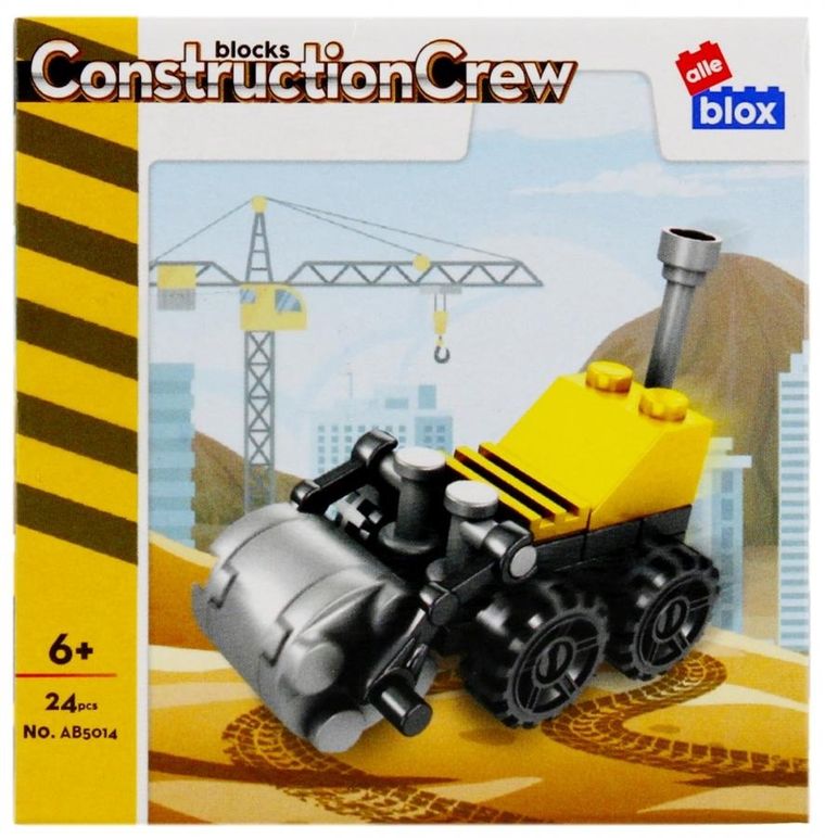 Alleblox, Budowa, Walec, klocki konstrukcyjne, 24 elementy