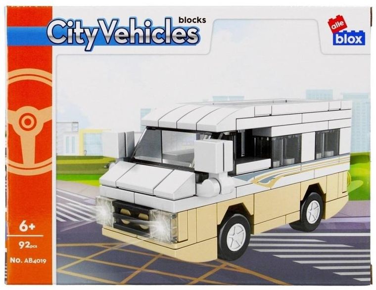 Alleblox, City, klocki konstrukcyjne, 92 elementy