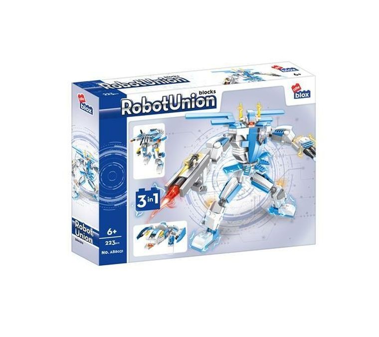 Alleblox, robot 3w1, klocki, 223 elementy