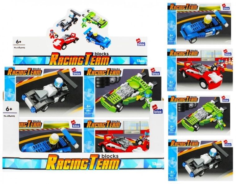 Alleblox, samochód wyścigowy, klocki konstrukcyjne