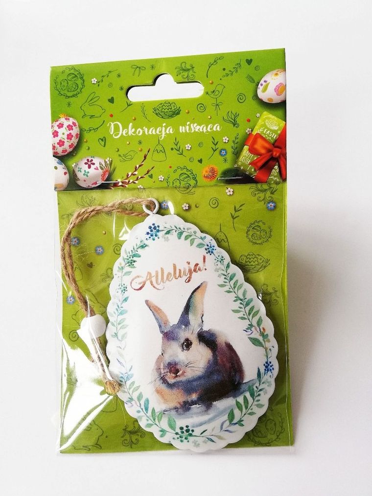 Alleluja, metalowa zawieszka