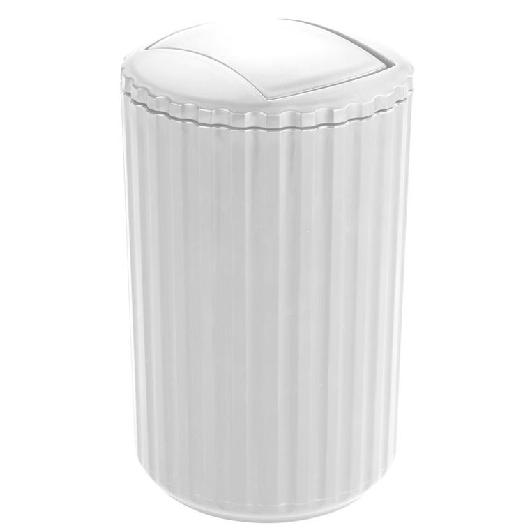 Allstar, kosz łazienkowy na śmieci, Swing Bin, biały, 3l