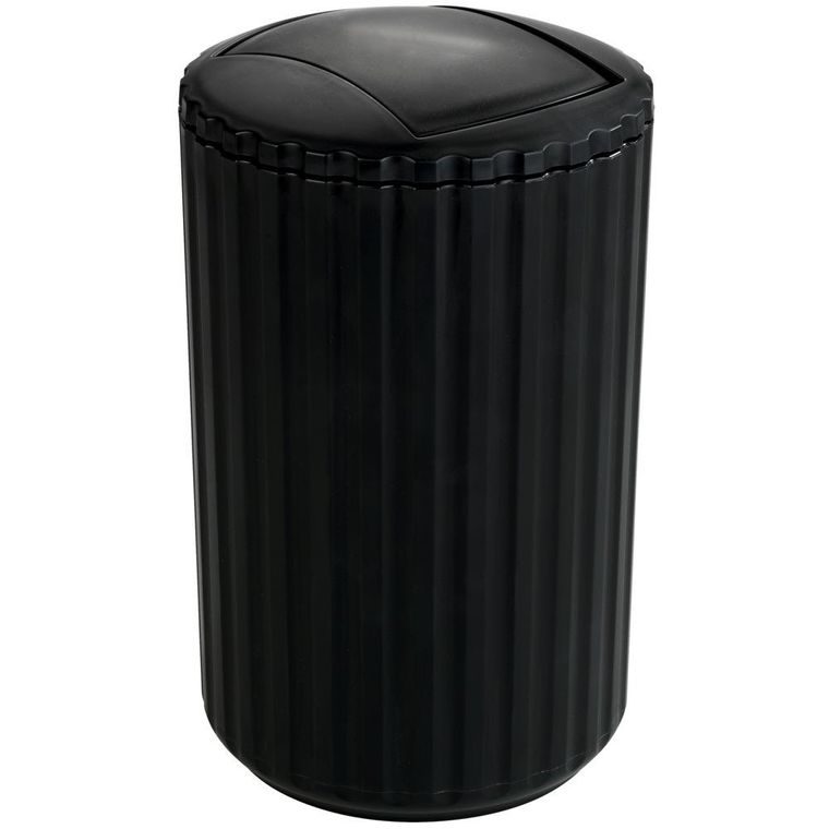 Allstar, kosz łazienkowy na śmieci, Swing Bin, czarny, 3l