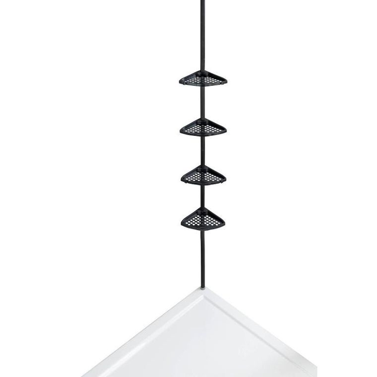 Allstar, metalowa półka pod prysznic z regulowaną wysokością, Allstar