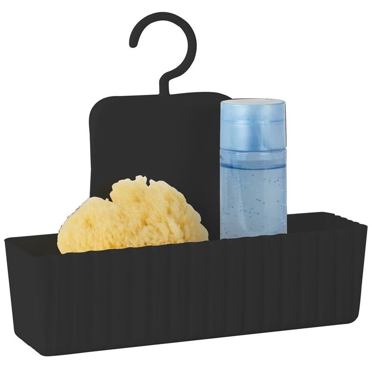 Allstar, półka łazienkowa, wisząca, Minas Allstar, czarna