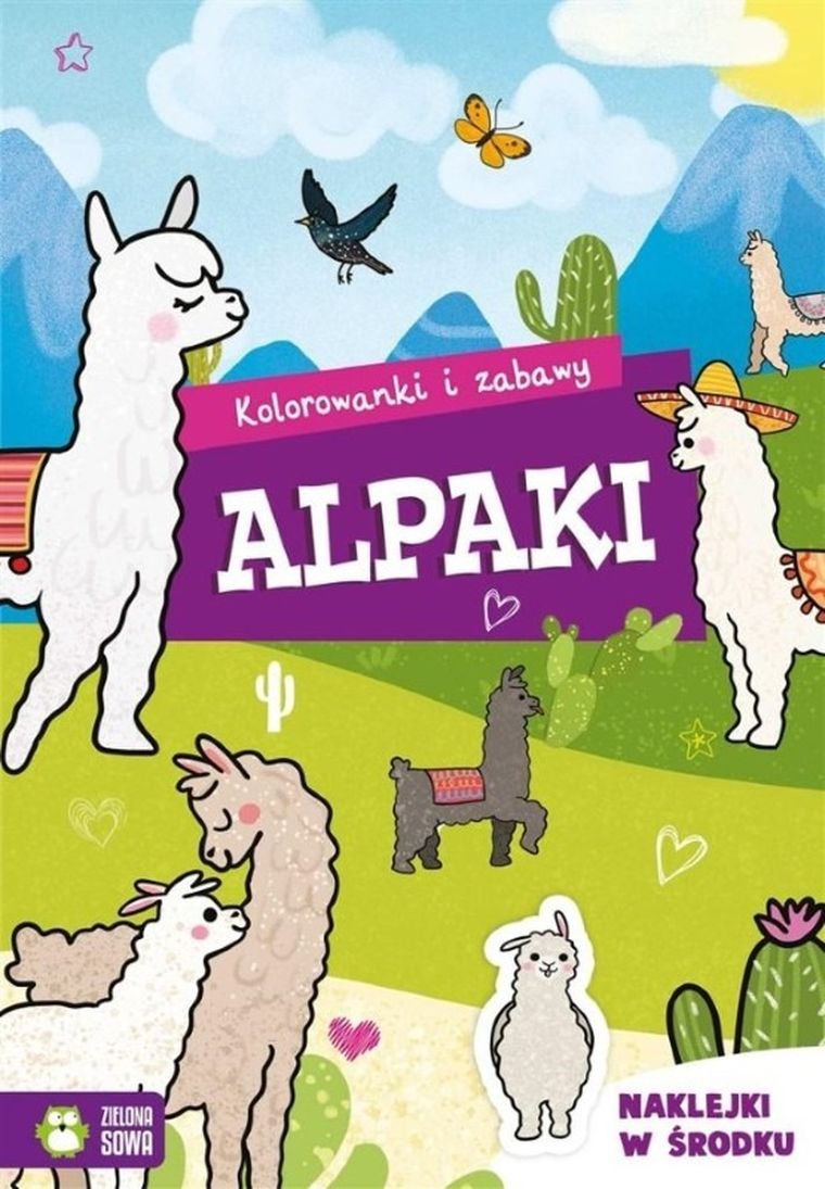Alpaki. Kolorowanki i zabawy