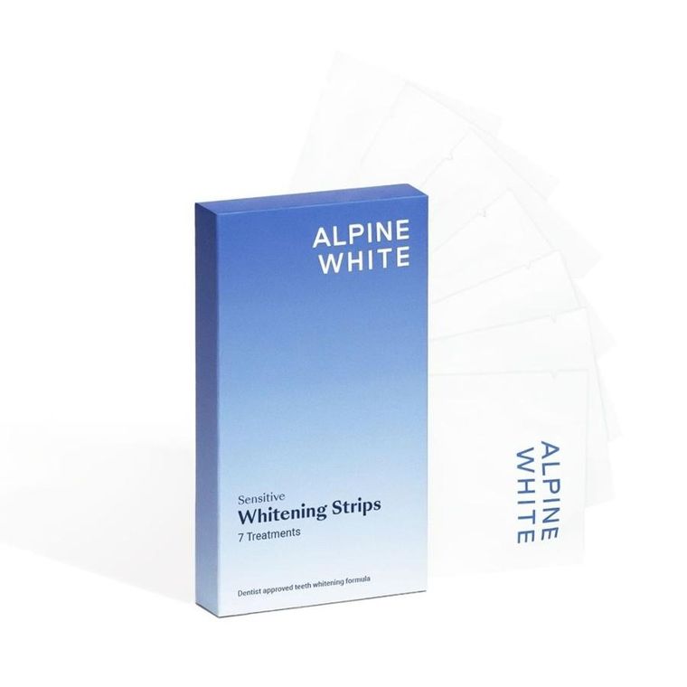 Alpine White, paski wybielające, Sensitive, 14 szt.